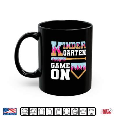 Mug Kindergarten Back to School Baseball Drip Ice Cream Game On Shirt