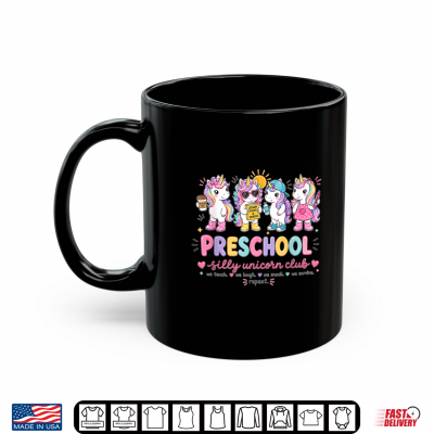 Preschool Unicorn Club Teacher Shirt Cute Back To School Shirt 3 Mug Preschool Unicorn Club Teacher Shirt Cute Back to School Shirt