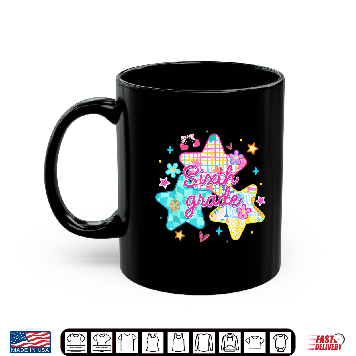 Sixth Grade Coquette Star Back To School 6Th Grade Kid Shirt Sixth Grade Coquette Star Back To School 6Th Grade Kid Shirt