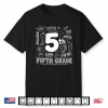 Typography 5Th Grade Back To School Hello Fifth Grade Funny Shirt