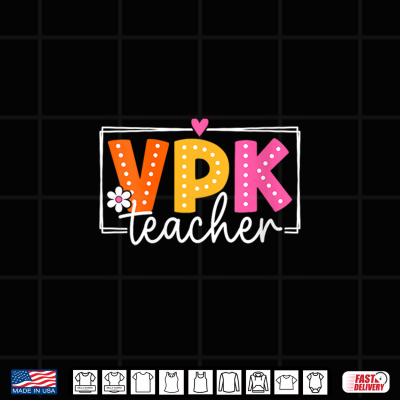 Vpk Teacher Back To School Teacher Student Shirt 4 Design Vpk Teacher Back to School Teacher Student Shirt