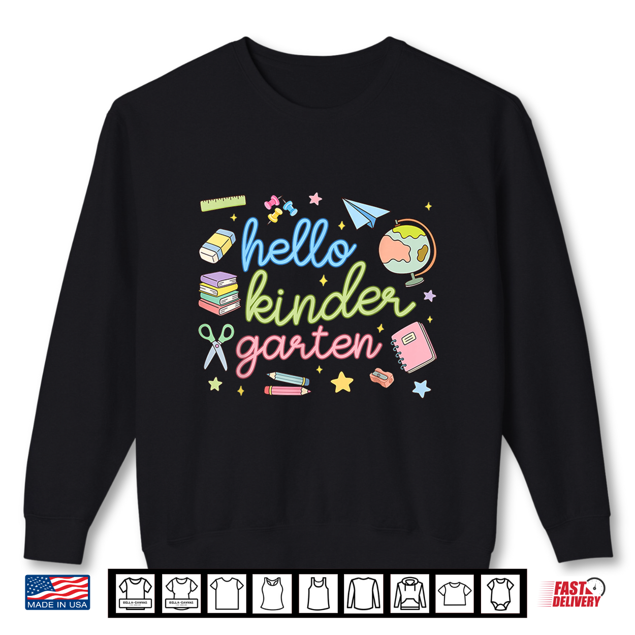 Back To School First Day Hello Kindergarten Teacher Shirt Back To School First Day Hello Kindergarten Teacher Shirt