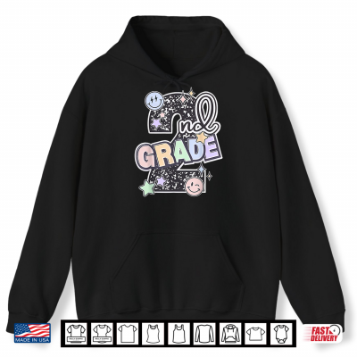 Hoodie Second Grade 2nd Grade Composition Notebook Teacher Shirt