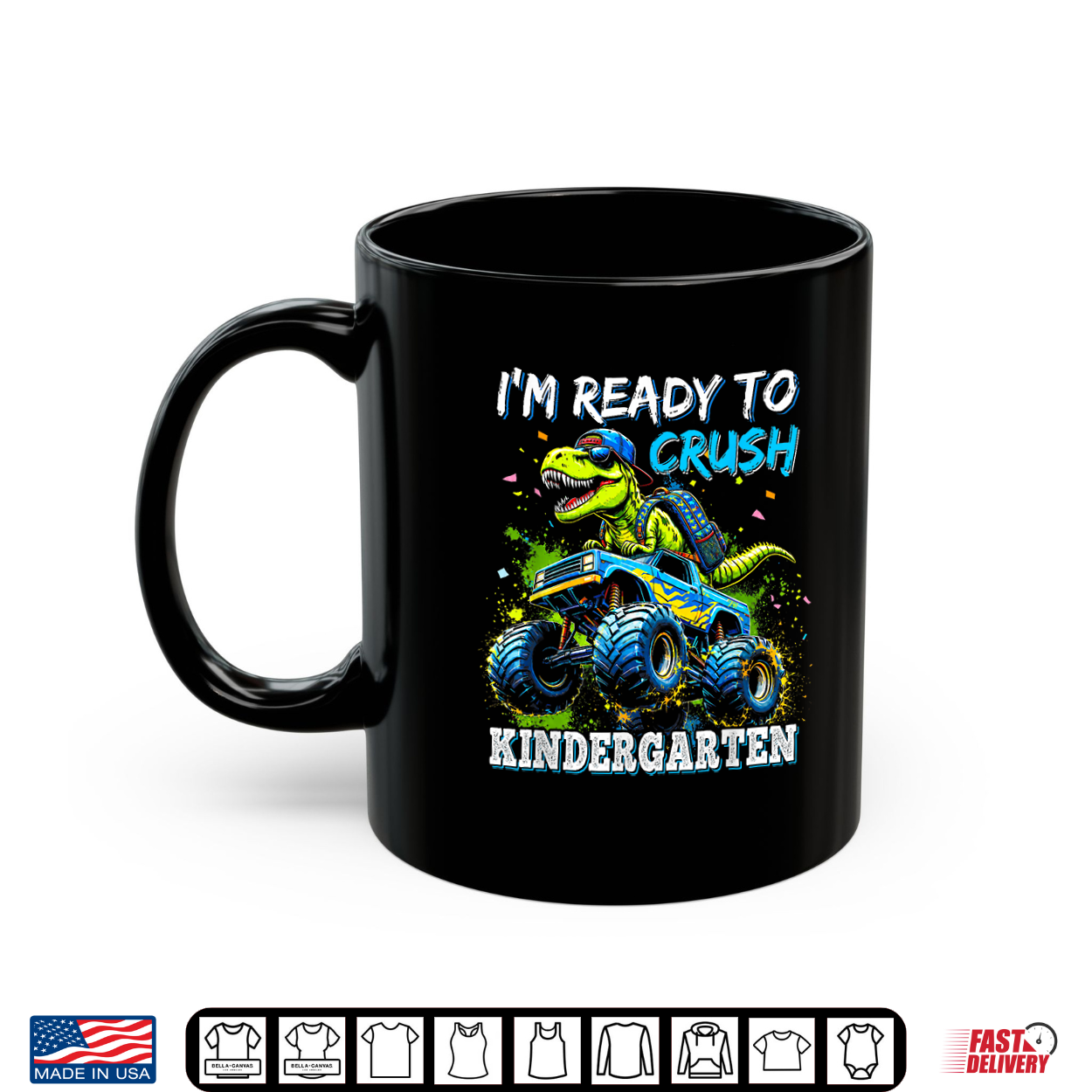 Ready To Crush Kindergarten First Day Of School Dinosaur Kid Shirt Ready To Crush Kindergarten First Day Of School Dinosaur Kid Shirt