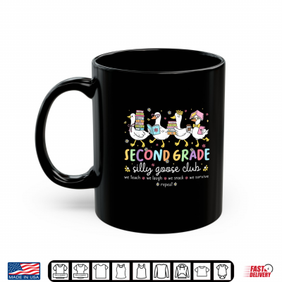 Second Grade Goose Silly Teacher Funny Goose Back To School Shirt 3 Mug Second Grade Goose Silly Teacher Funny Goose Back to School Shirt