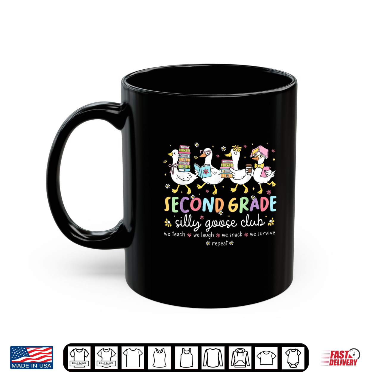 Second Grade Goose Silly Teacher Funny Goose Back To School Shirt Second Grade Goose Silly Teacher Funny Goose Back To School Shirt