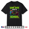 Vintage Game Over Back To School Gaming Gift For Kid Shirt