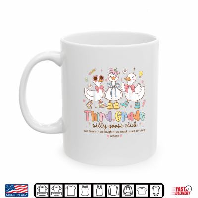 Third Grade Goose Silly Teacher Funny Goose Back To School Shirt 3 Mug Third Grade Goose Silly Teacher Funny Goose Back to School Shirt
