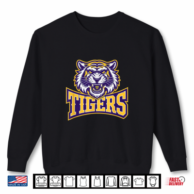 Sweatshirt Tigers Mascot Back to School Team Spirit Shirt