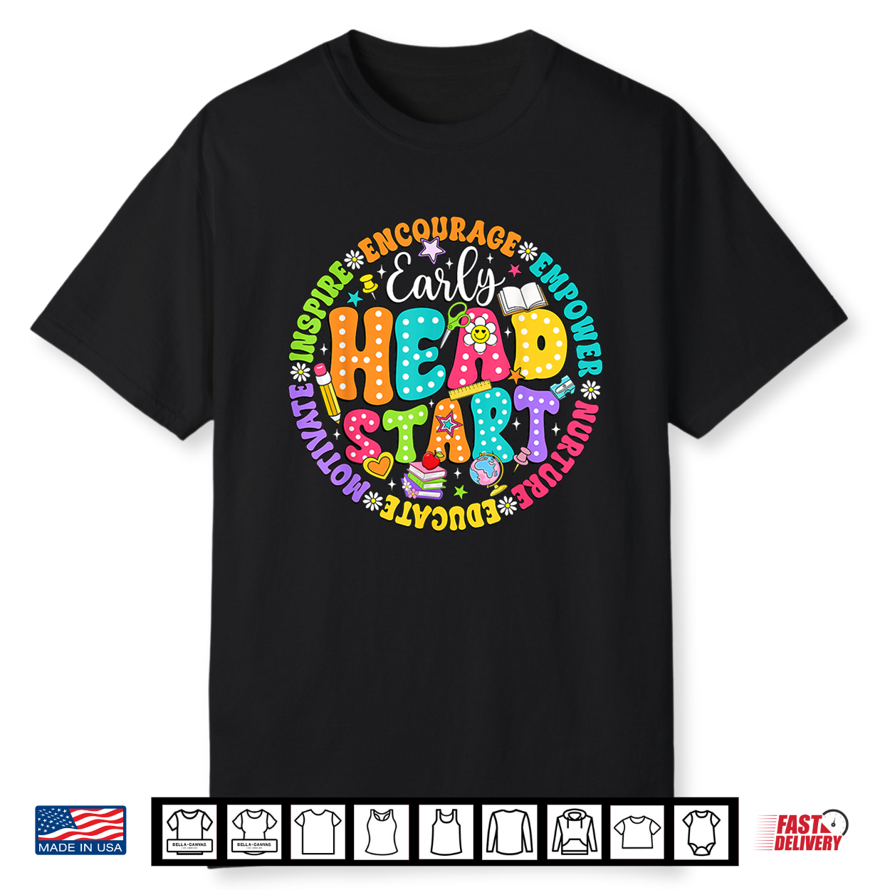 Early Head Start Early Childhood Education Teacher Student Shirt Early Head Start Early Childhood Education Teacher Student Shirt
