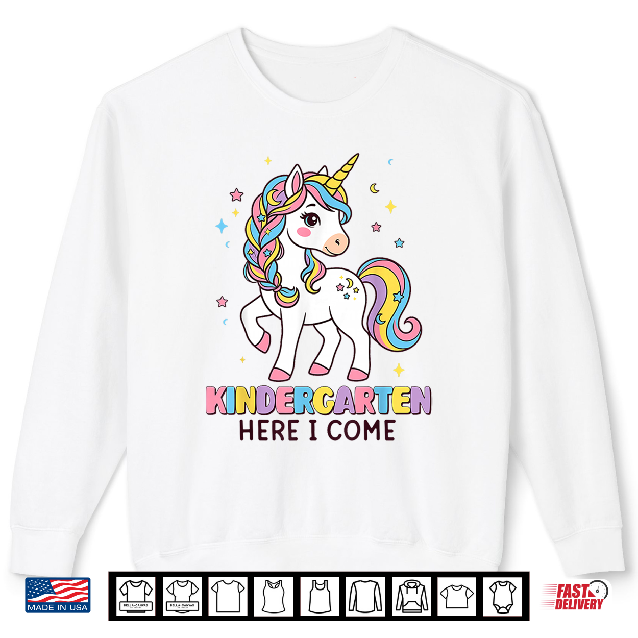 Kindergarten Here I Come Cute Unicorn Back To School Shirt Kindergarten Here I Come Cute Unicorn Back To School Shirt