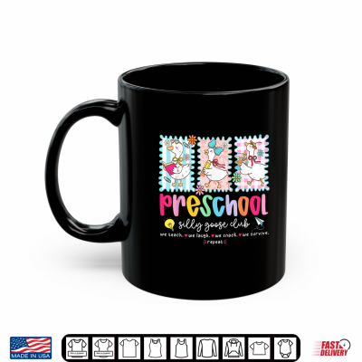 Mug Preschool Goose Silly Teacher Funny Goose Back to School Shirt