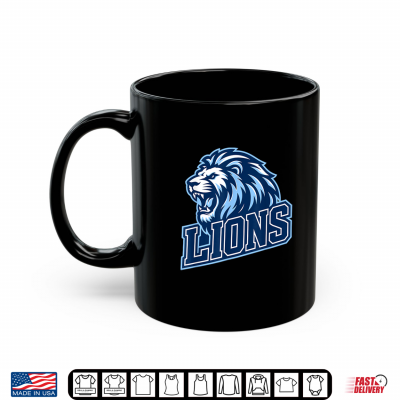 Mug Lions Mascot Back to School Team Spirit Shirt