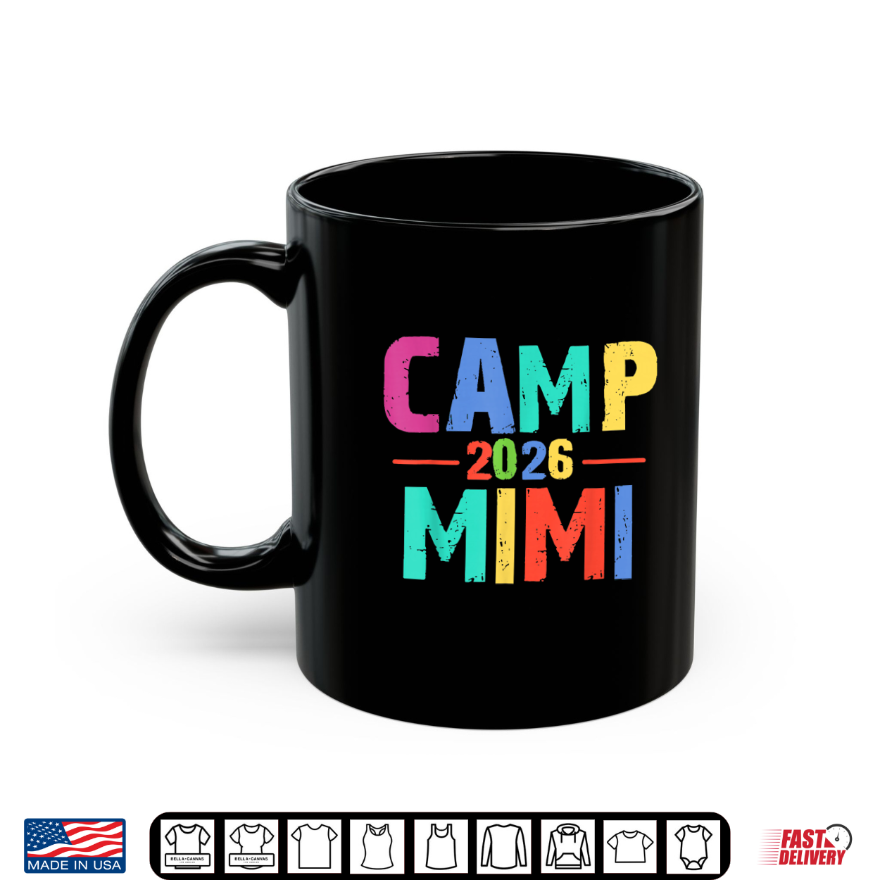 Camp Vintage Mimi 2026 Grandma Camp Camping Summer Vacation Shirt Camp Vintage Mimi 2026 Grandma Camp Camping Summer Vacation Shirt