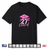 Cute Class Of 2027 Senior Pink Coquette Bow Women Girls Shirt