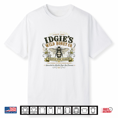 Idgie’S Wild Honey Co Southern Whistle Stop Café Vintage Premium Tri Blend Shirt