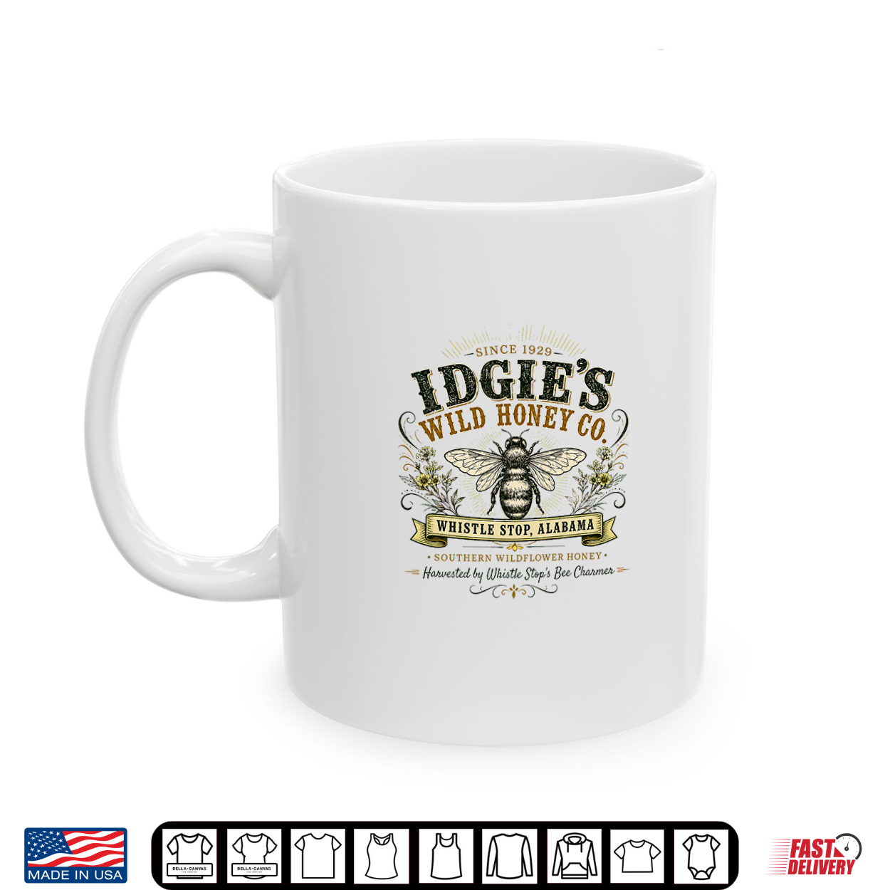 Idgie’S Wild Honey Co Southern Whistle Stop Café Vintage Premium Tri Blend Shirt Idgie’S Wild Honey Co Southern Whistle Stop Café Vintage Premium Tri Blend Shirt