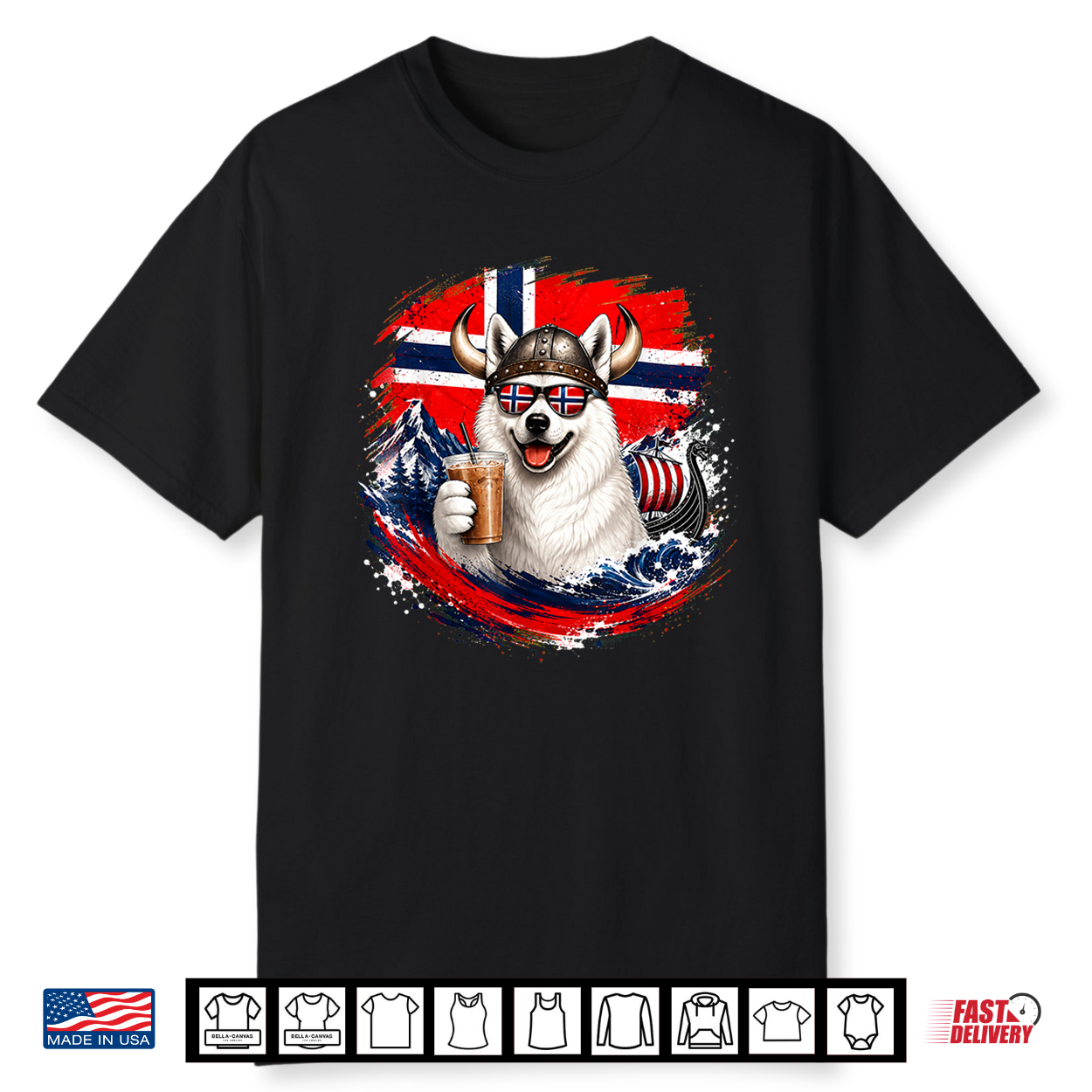 Norway Ro Ro Norwegian Dog Coffee Flag Ships Shirt Norway Ro Ro Norwegian Dog Coffee Flag Ships Shirt
