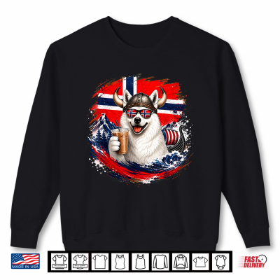 Norway Ro Ro Norwegian Dog Coffee Flag Ships Shirt 2 Sweatshirt Norway Ro Ro Norwegian Dog Coffee Flag Ships Shirt