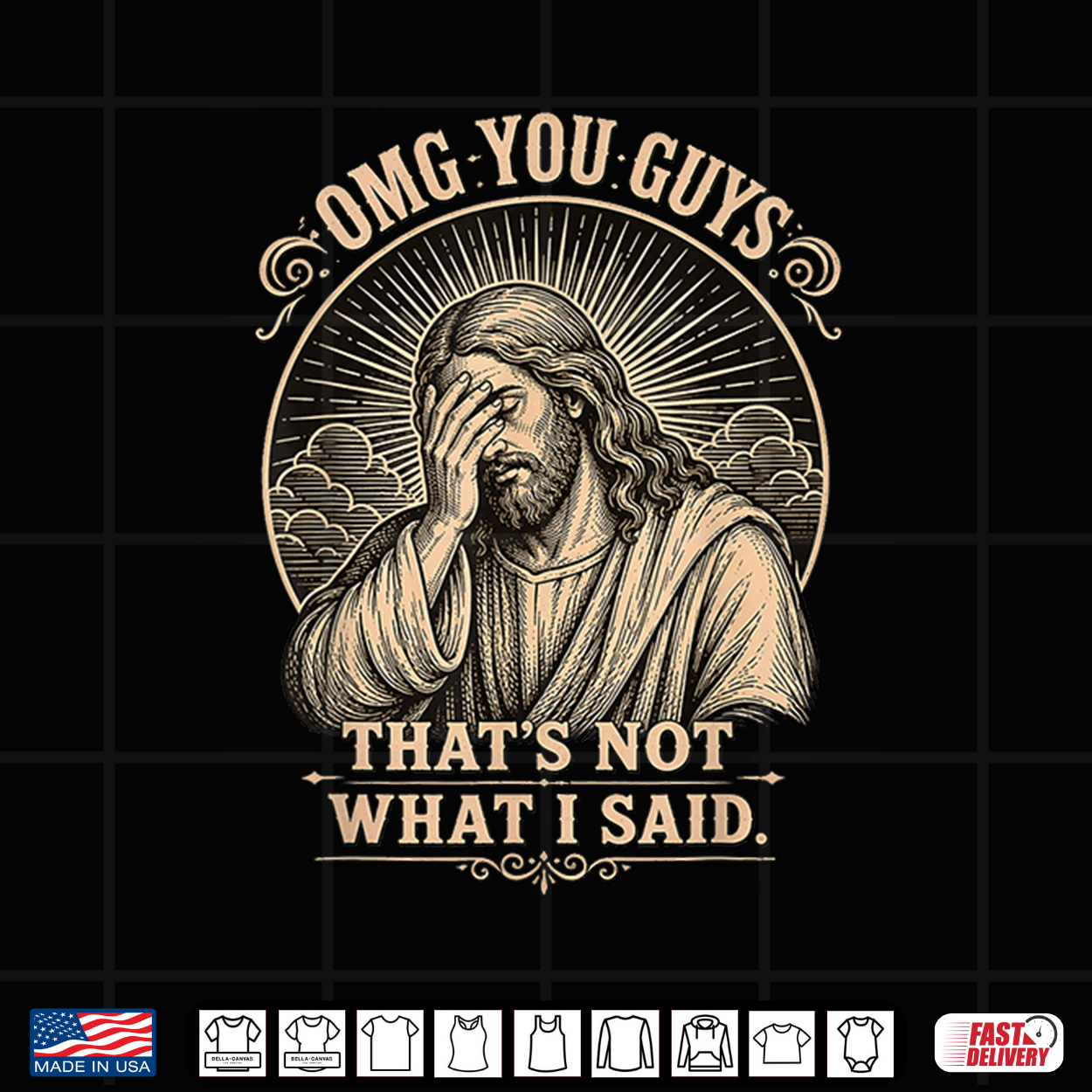 Omg You Guys That’S Not What I Said Jesus Shirt Omg You Guys That’S Not What I Said Jesus Shirt