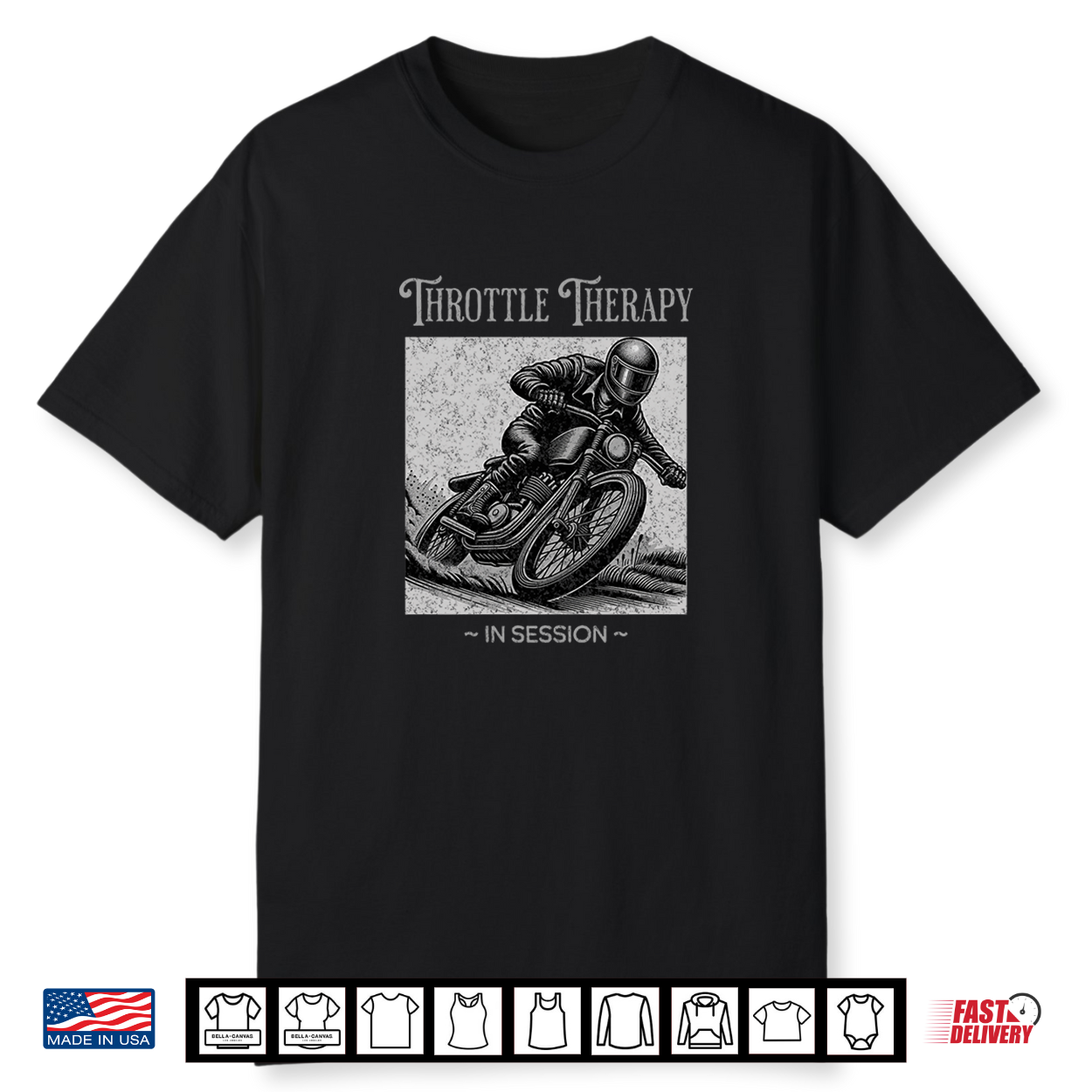 Throttle Therapy In Session Premium Tri Blend Shirt Throttle Therapy In Session Premium Tri Blend Shirt
