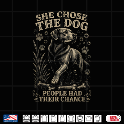 She Chose The Dog People Had Their Chance Shirt 4 Design She Chose The Dog People Had Their Chance Shirt