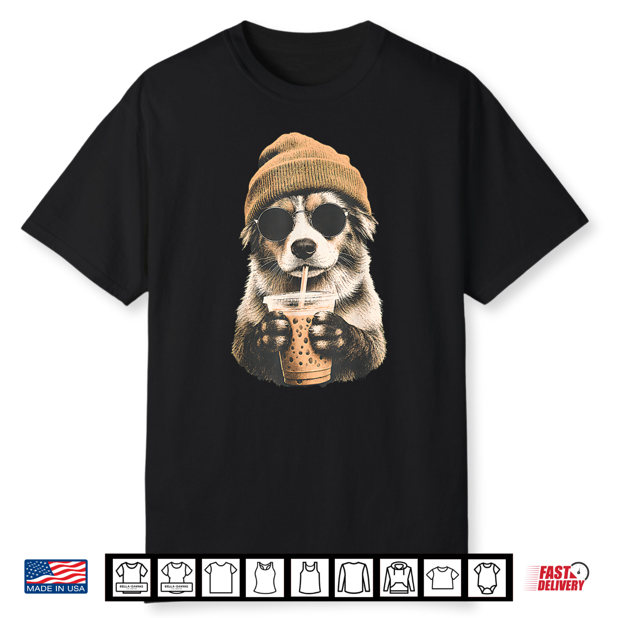 Australian Shepherd Hipster Dog Shirt Australian Shepherd Hipster Dog Shirt