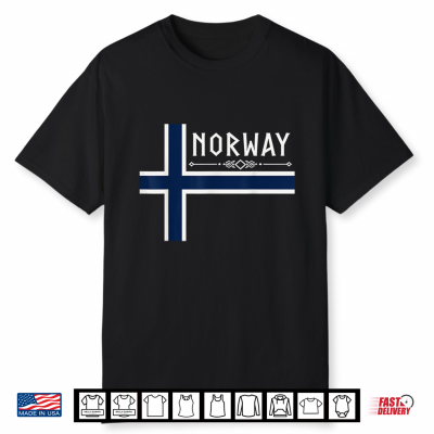 Norway Flag Norwegian Gift Idea Shirt