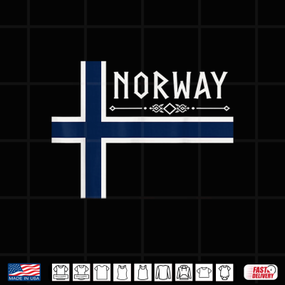 Design Norway Flag Norwegian Gift Idea Shirt