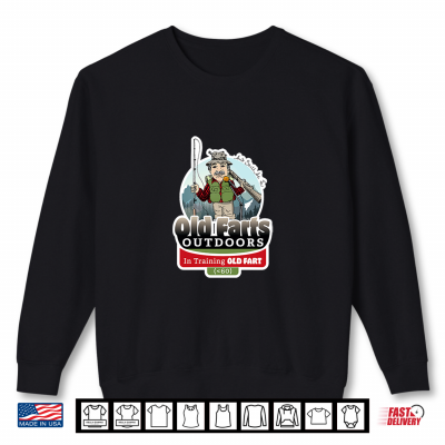 Sweatshirt Outdoor Senior Old Fart in Training Premium Tri Blend Shirt