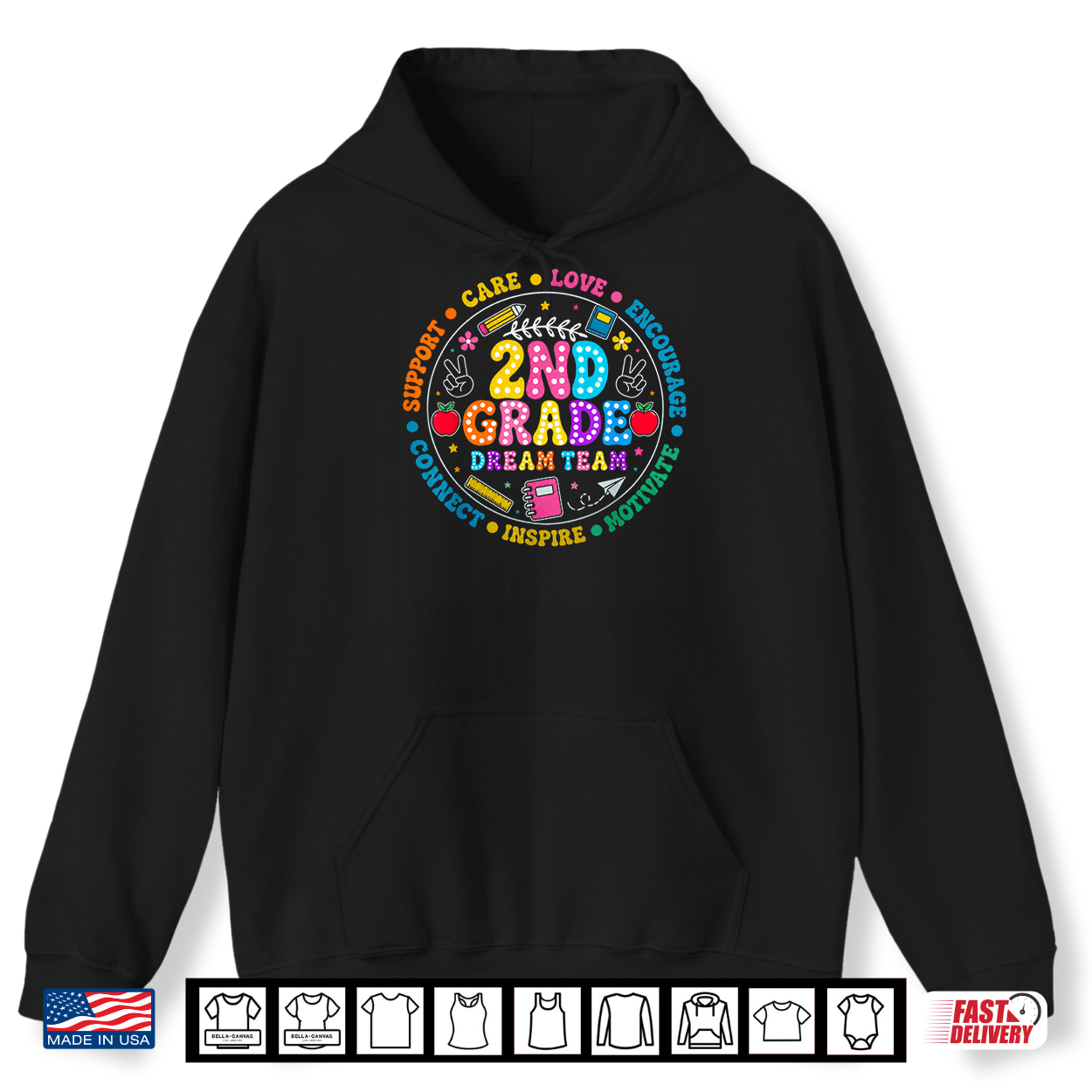 Second Grade Dream Team Back To School Teacher Kid Shirt Second Grade Dream Team Back To School Teacher Kid Shirt