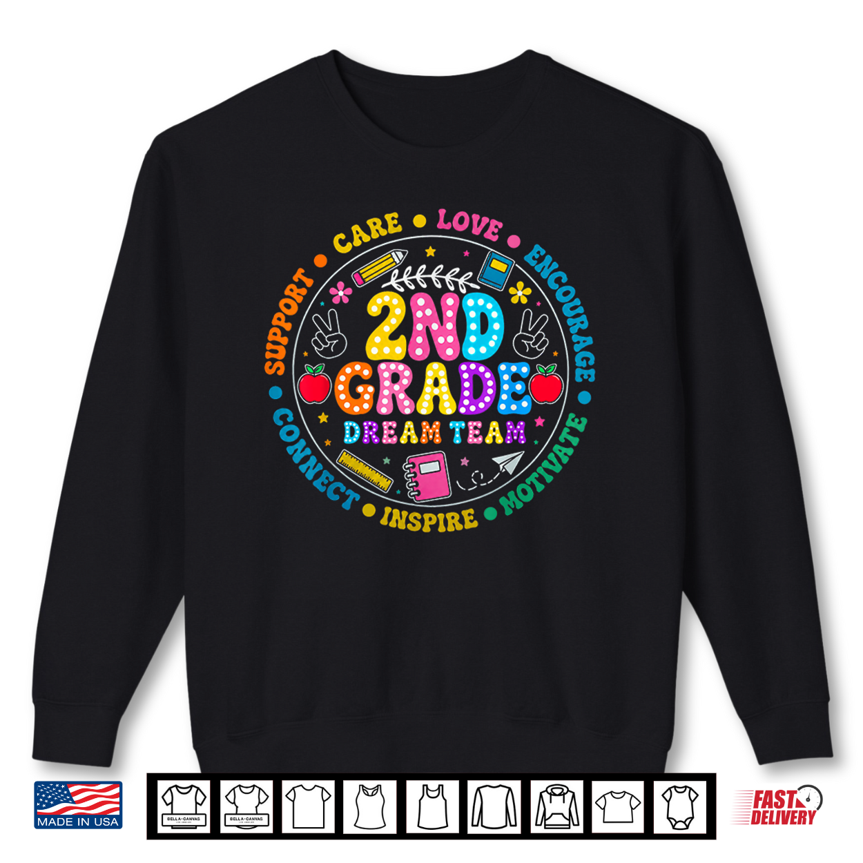 Second Grade Dream Team Back To School Teacher Kid Shirt Second Grade Dream Team Back To School Teacher Kid Shirt