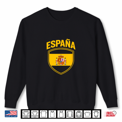 Spain Flag Vintage Patriotic Shirt 2 Sweatshirt Spain Flag Vintage Patriotic Shirt