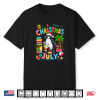 Christmas In July Santa Penguin Colorful Costume Summer Shirt