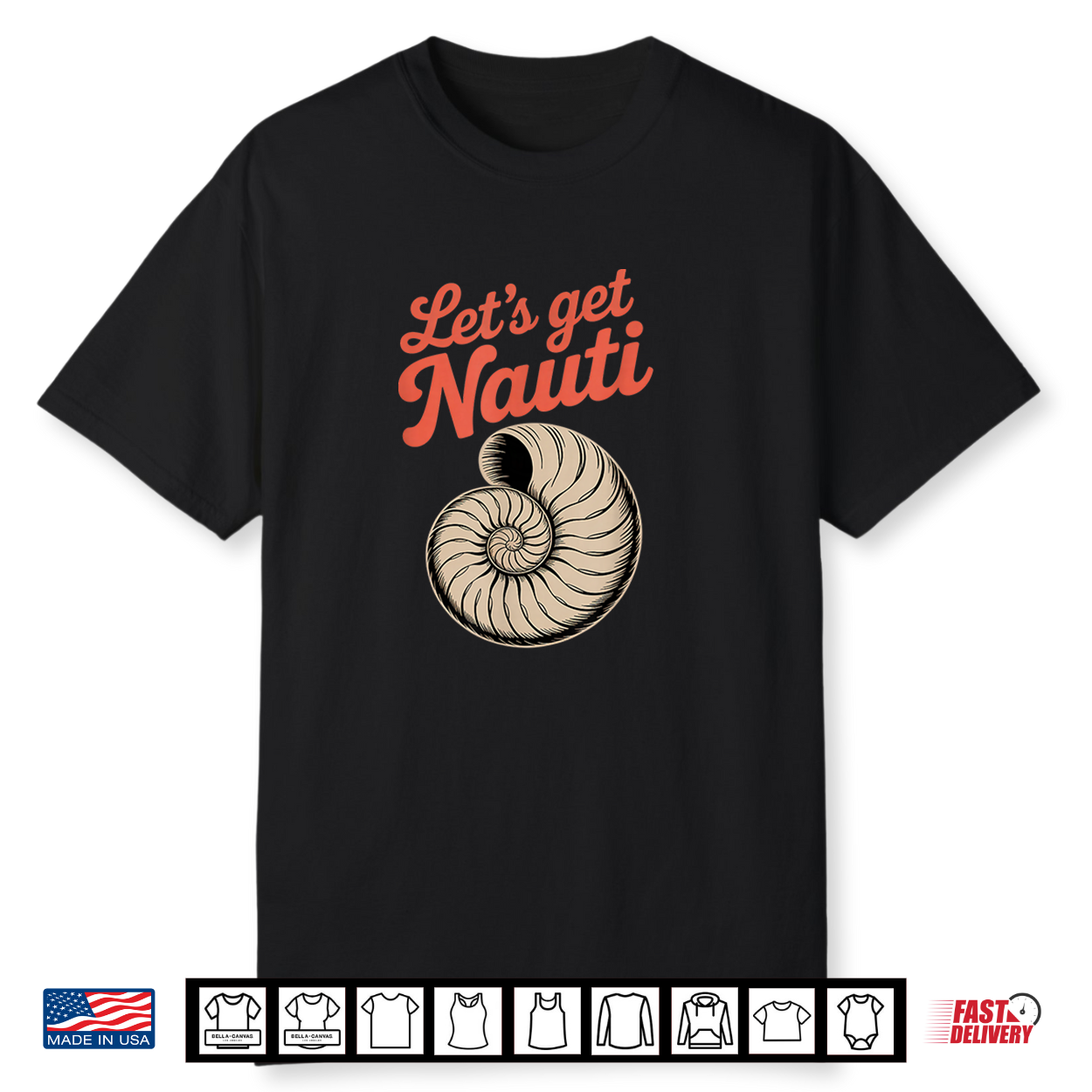 Funny Lets Get Nauti Ocean Nautical Humor Shirt Funny Lets Get Nauti Ocean Nautical Humor Shirt