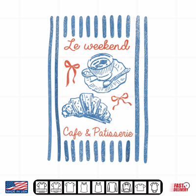 Design Le Weekendd Cafe And Patisserie Shirt