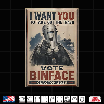 Design Retro I Want You to Take Out The Trash Vote Binface 2026 Shirt