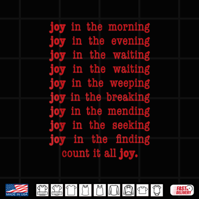 Design Count It All Joy Shirt