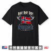 Ro Ro Norwegian Viking Ship Norge Flag Shirt