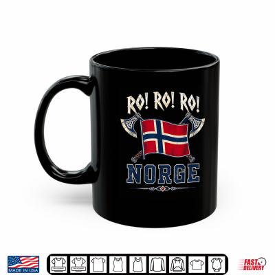 Ro Ro Norwegian Viking Ship Norge Flag Shirt 3 Mug Ro ro Norwegian Viking Ship Norge Flag Shirt
