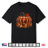 Fall Football Pumpkin Spider Leaves Men Women Kid Shirt