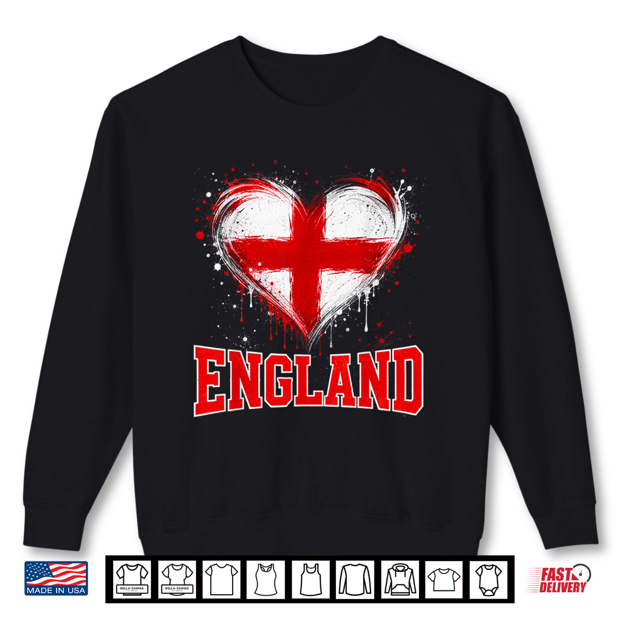 England Heart Shirt England Heart Shirt