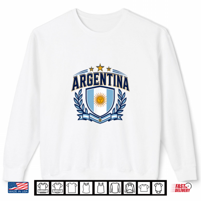 Argentina Shirt With Argentina Flag Shirt For Men Women Kids Shirt 2 Sweatshirt Argentina Shirt with Argentina Flag Shirt for Men Women Kids Shirt