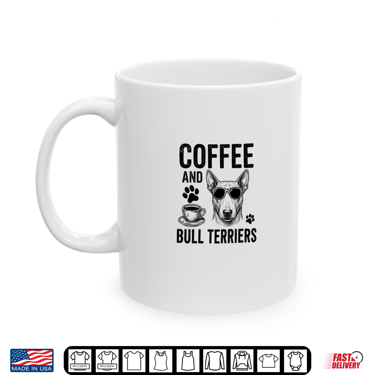 Coffee And Bull Terriers Funny Bull Terrier Shirt Coffee And Bull Terriers Funny Bull Terrier Shirt
