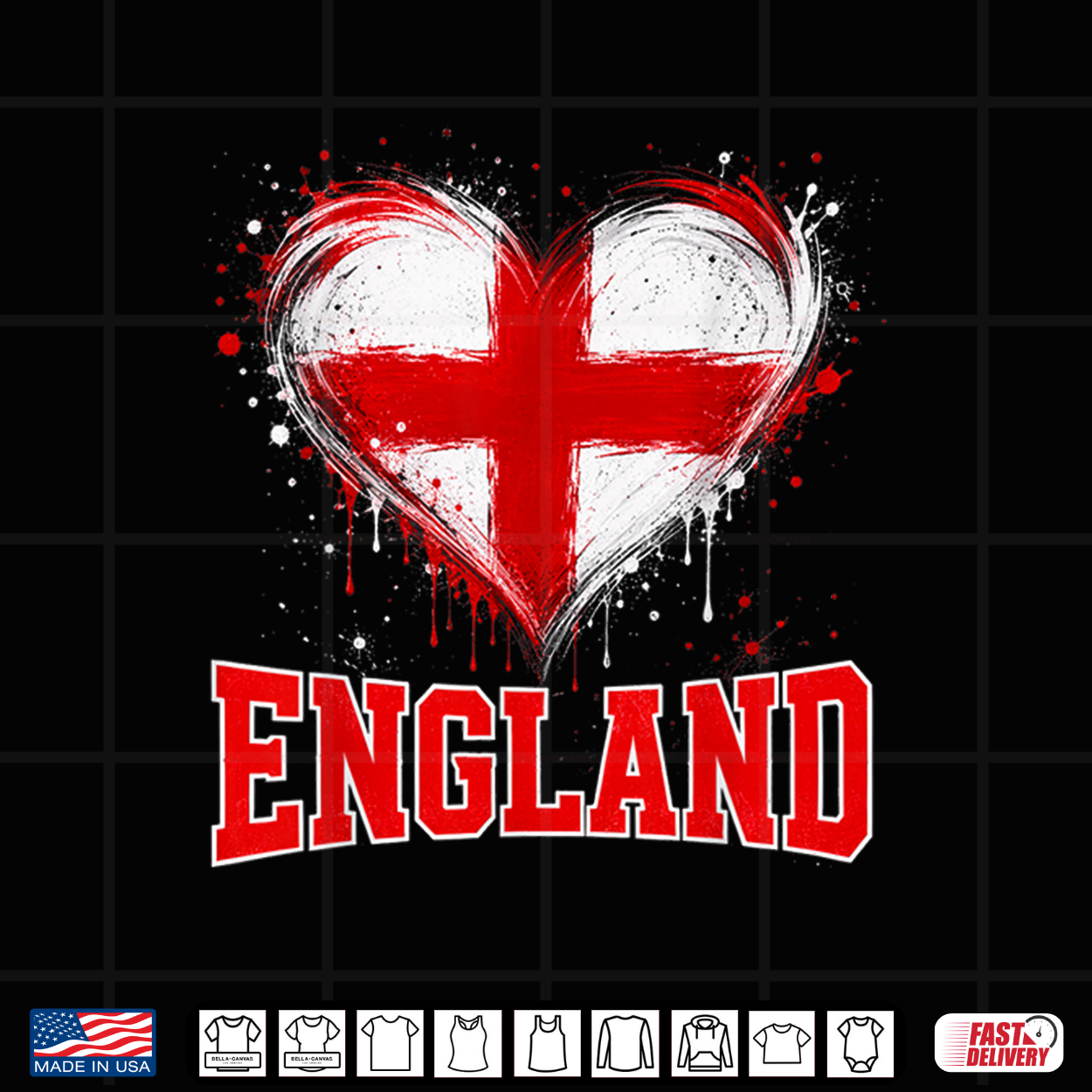 England Heart Shirt England Heart Shirt