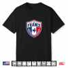 France Flag Vintage Shirts For Men Women Kids Patriotic Shirt