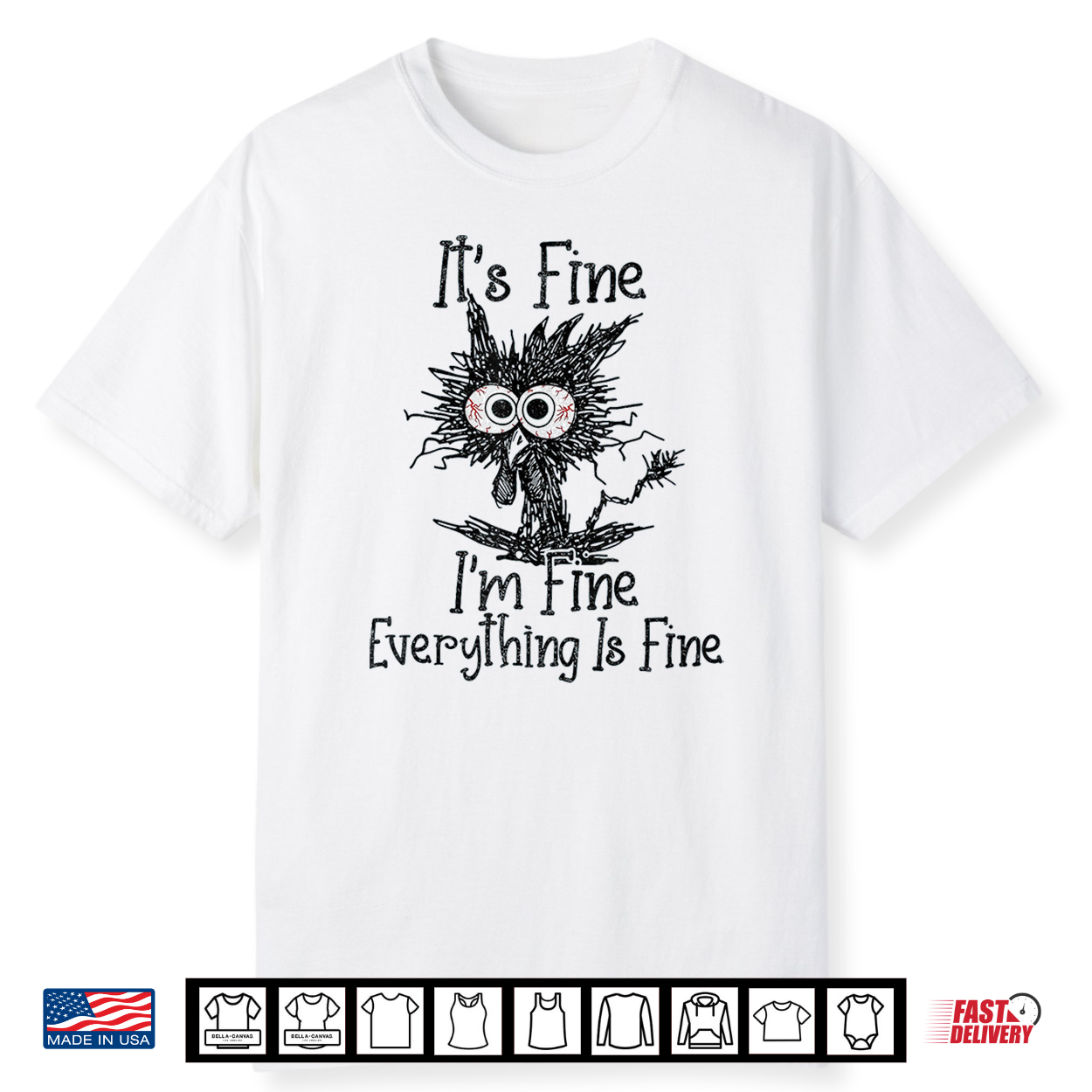 It’S Fine I’M Fine Everything Is Fine Funny Rooster Meme Shirt It’S Fine I’M Fine Everything Is Fine Funny Rooster Meme Shirt
