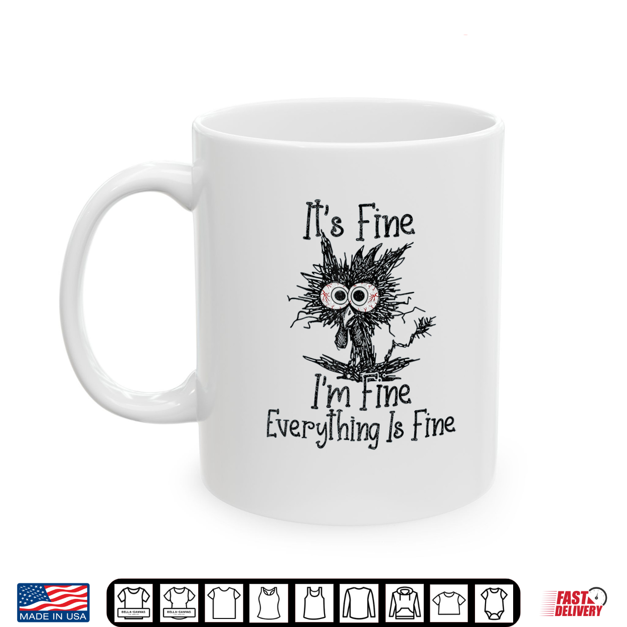 It’S Fine I’M Fine Everything Is Fine Funny Rooster Meme Shirt It’S Fine I’M Fine Everything Is Fine Funny Rooster Meme Shirt