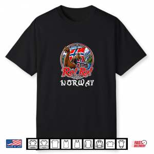 Norway Viking Shirt Norwegian Flag Norway Viking Ship Norway Shirt