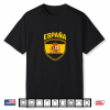 Spain Flag Vintage Shirts For Men Women Kids Patriotic Shirt